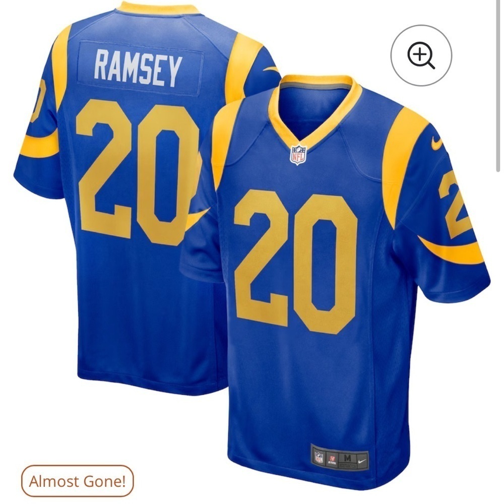 NFL Nike La Rams Jalen Ramsey 20 jersey size Large